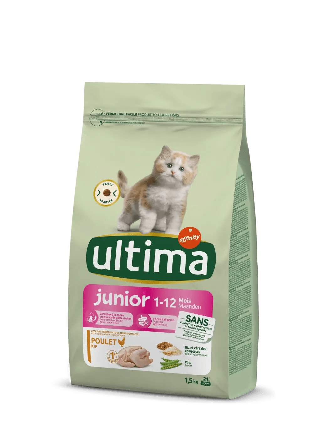 Aliment complet - Croquettes chat stérilisé junior