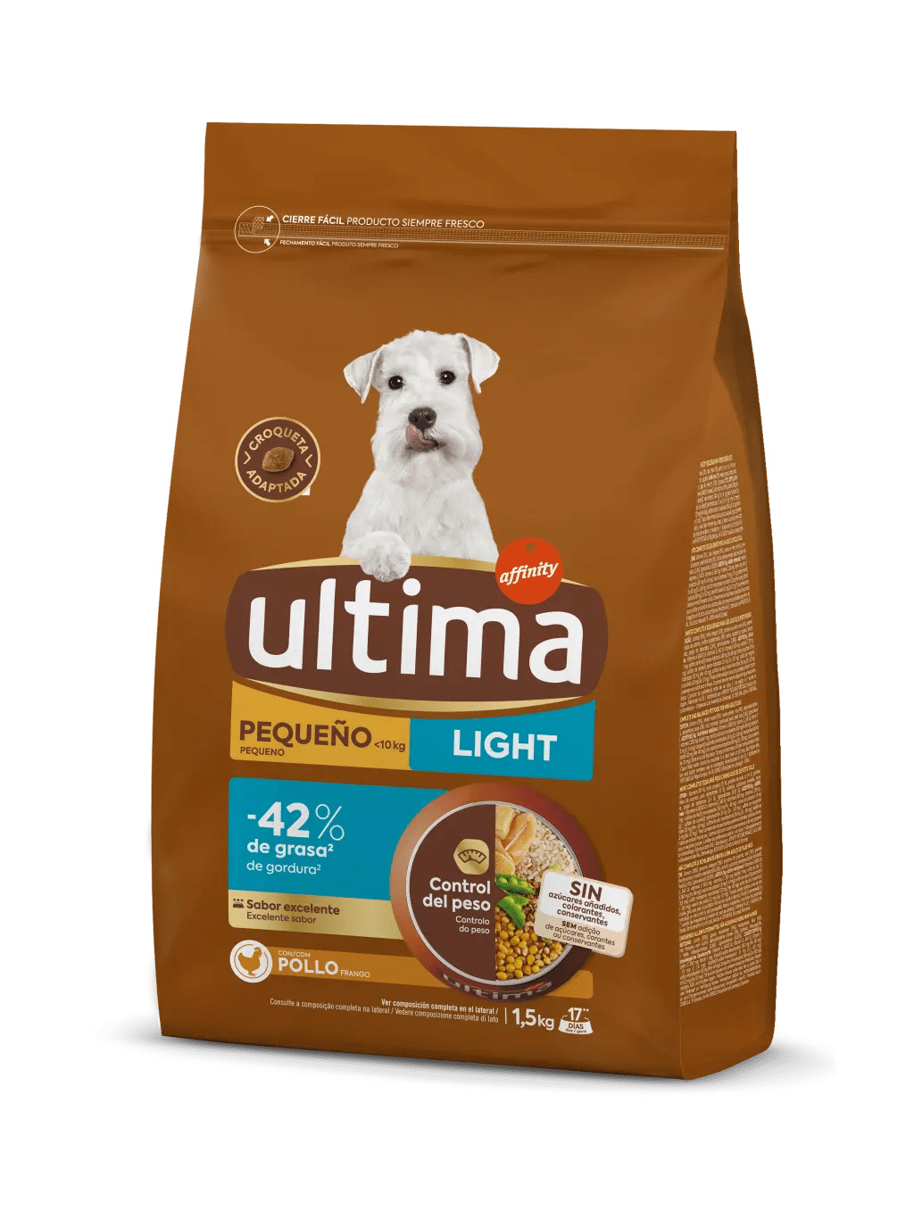 Ultima Pienso para Perros Mini Adult con Pollo y Arroz, 3 kg : :  Productos para mascotas