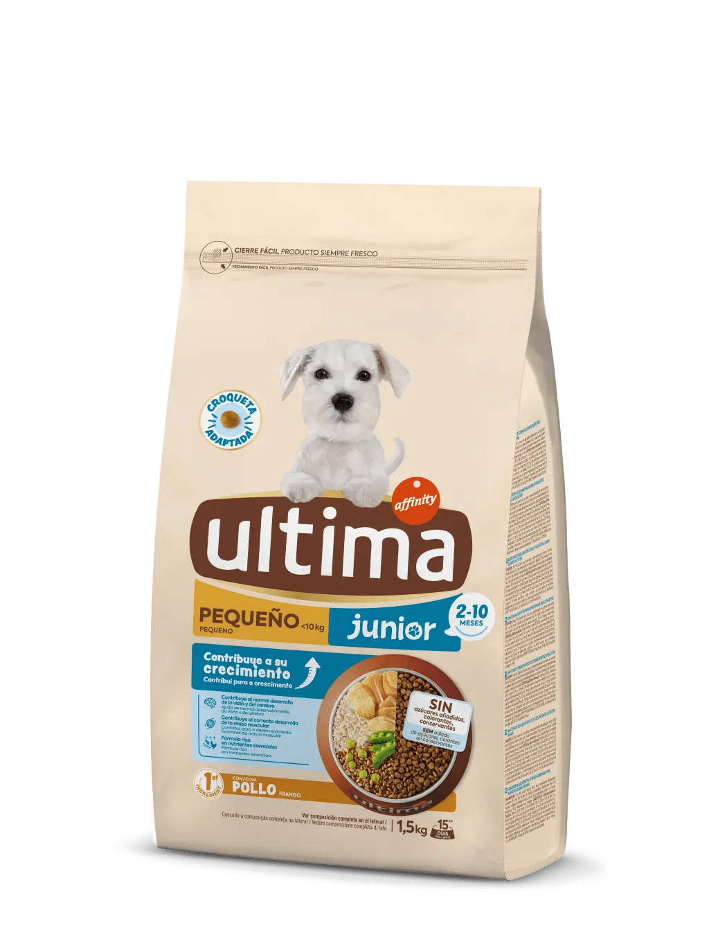 Ultima Pequeño Junior Pollo - Comida seca para perros