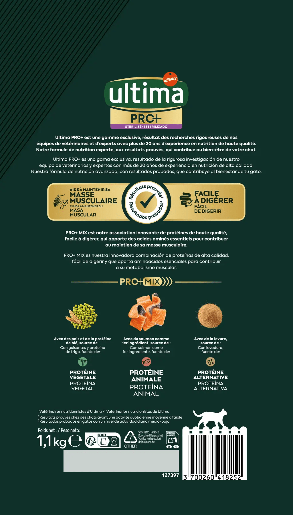 PRO+ Esterilizado con Salmón