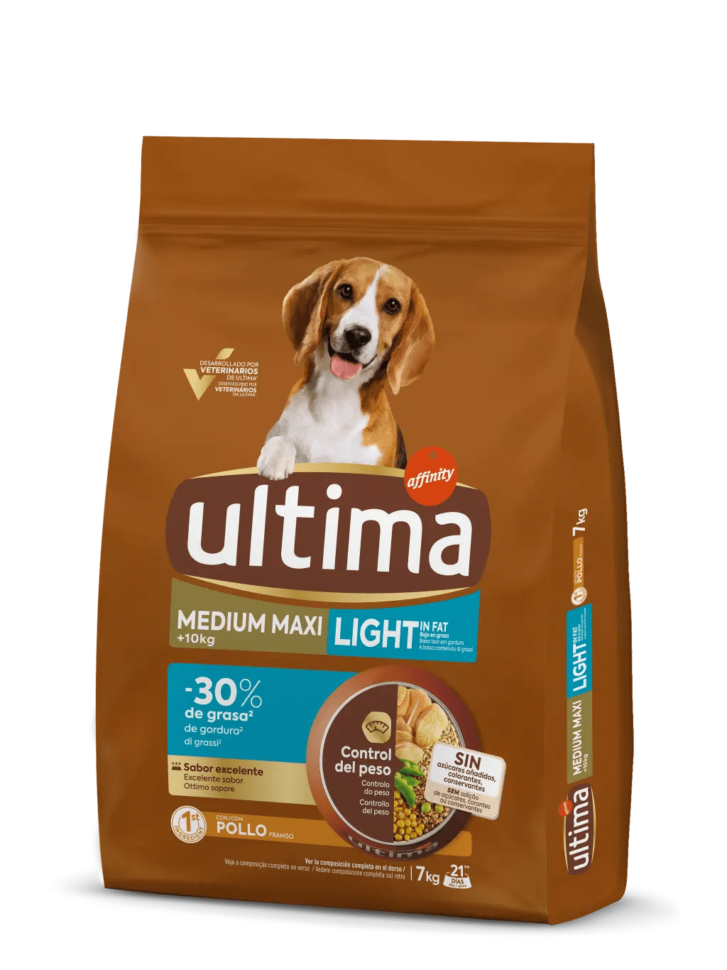 Ultima Medium Maxi Light In Fat Chicken Dry food for dogs Ultima