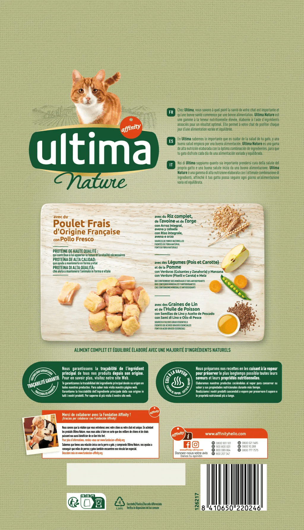 Ultima Nature: Con ingredientes naturales