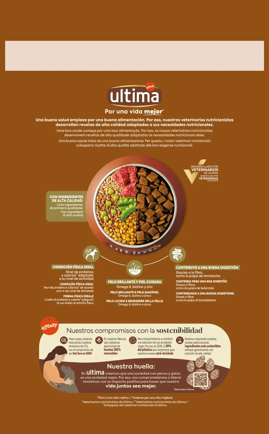 Affinity Ultima Adult Spécial Mini comida húmeda con buey