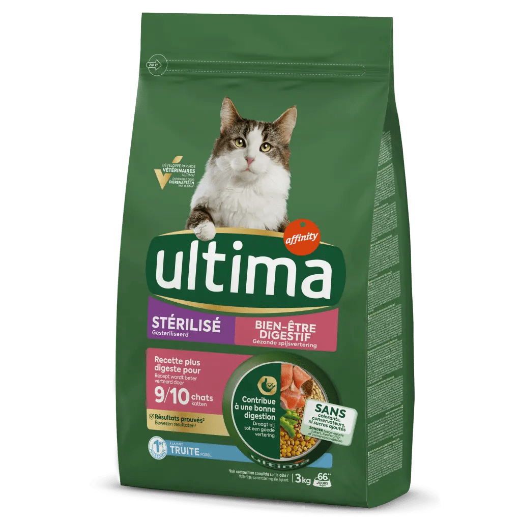 Ultima Sterilized Hairball Turkey Dry food for cats Ultima