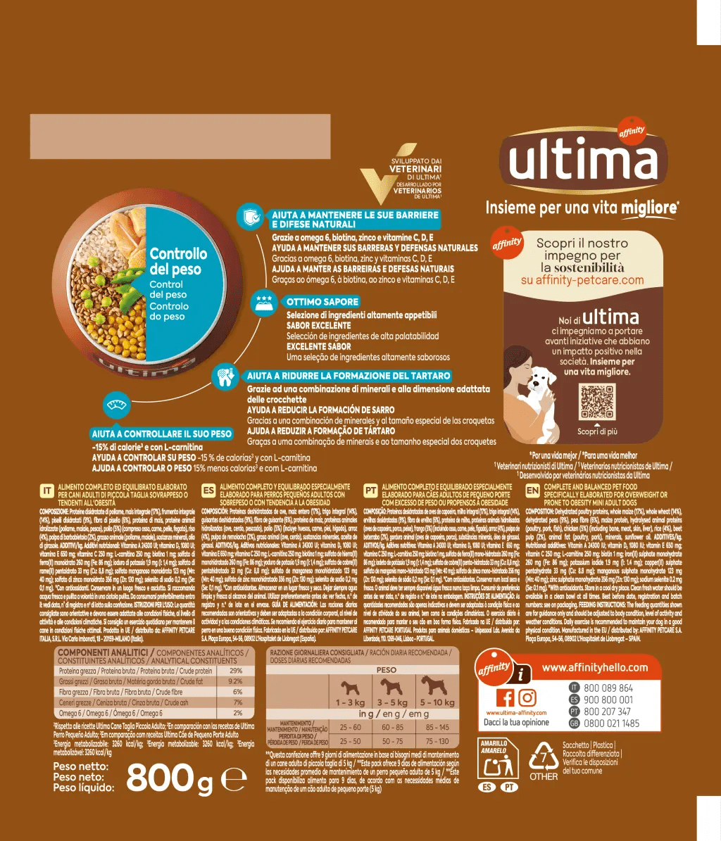 Taglia Piccola Light con Pollo