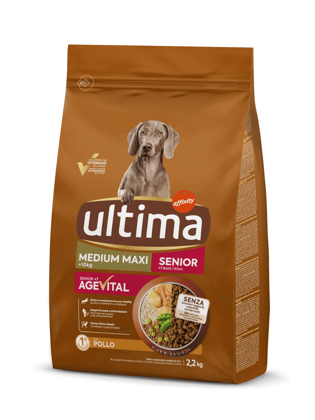 Medium-Maxi Sènior amb Pollastre