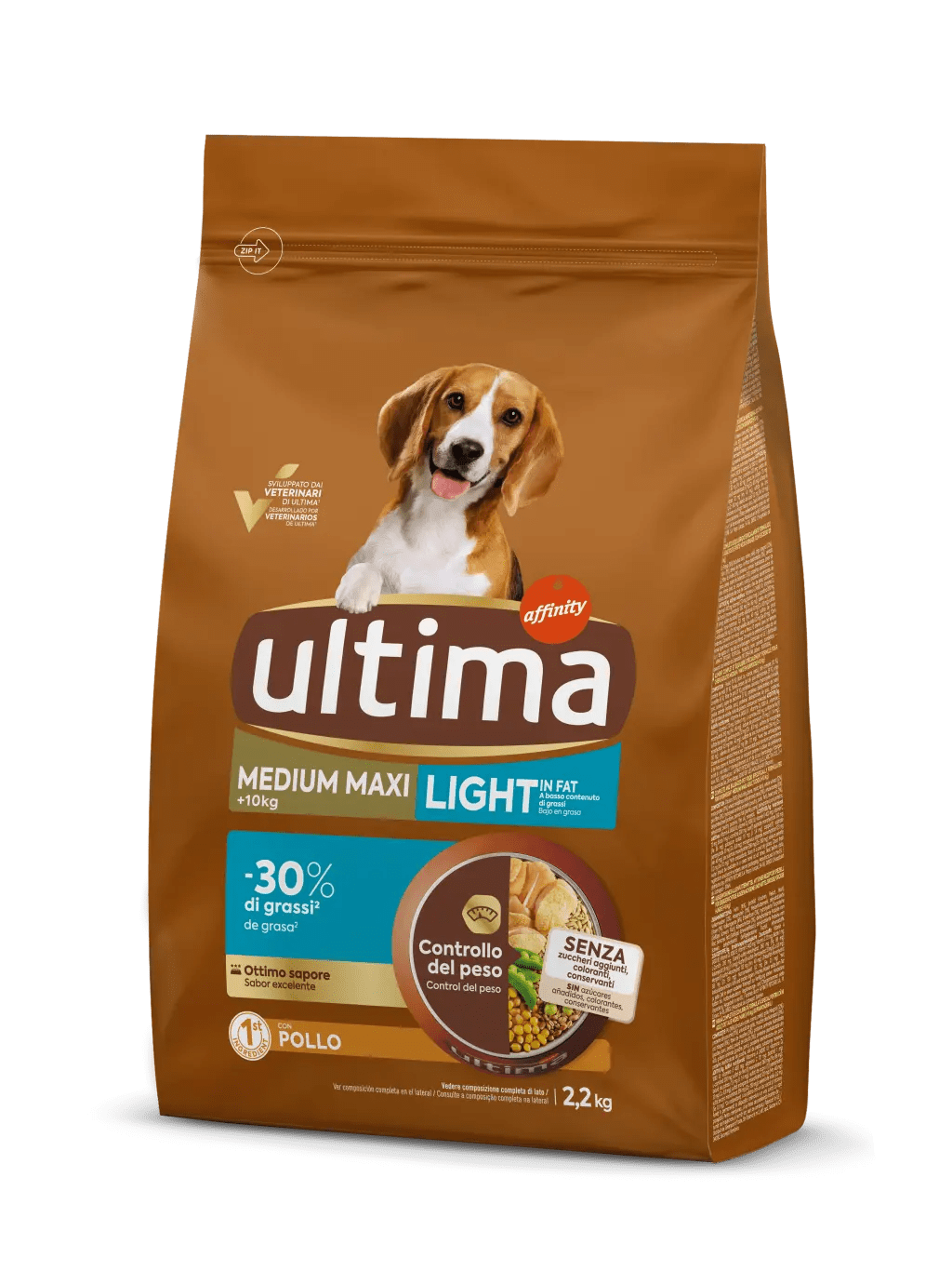 Medium-Maxi Light In Fat amb Pollastre