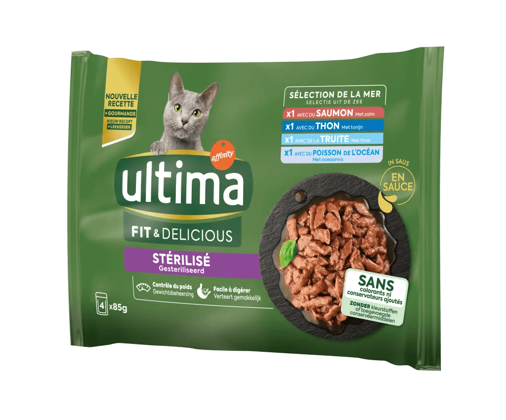 Pâtée pour chat Truite & Saumon