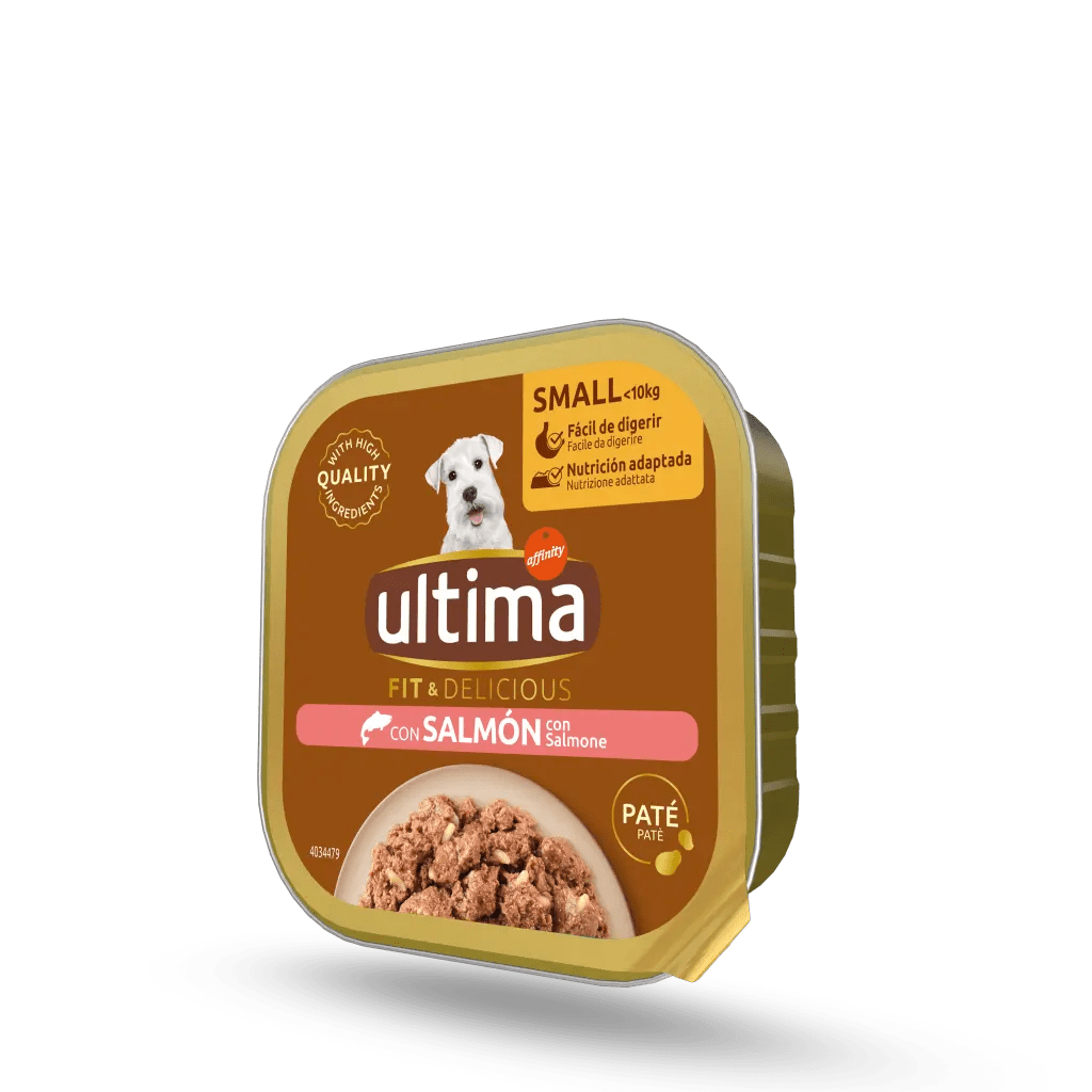 Fit & Delicious Paté Taglia Piccola Adulto con Salmone