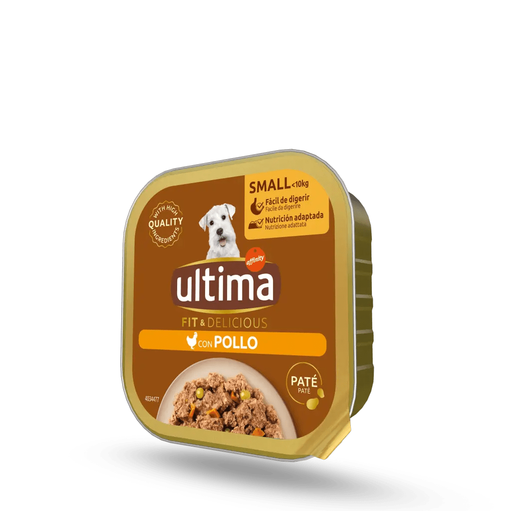 Ultima Paté Multipack Senior Pollo (4x150gr) - La tienda de Family Vet