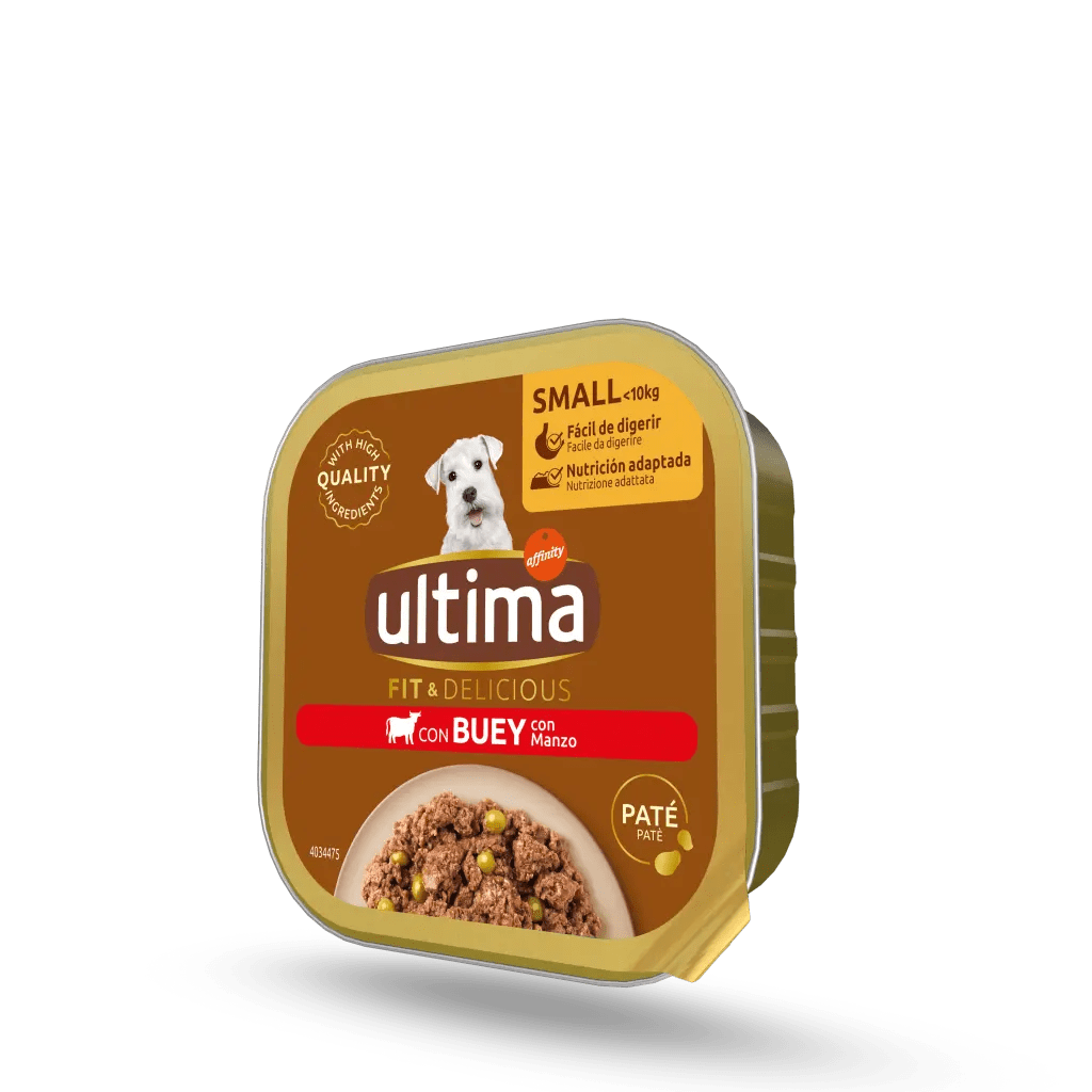 Fit & Delicious Paté Pequeño Adult con Buey