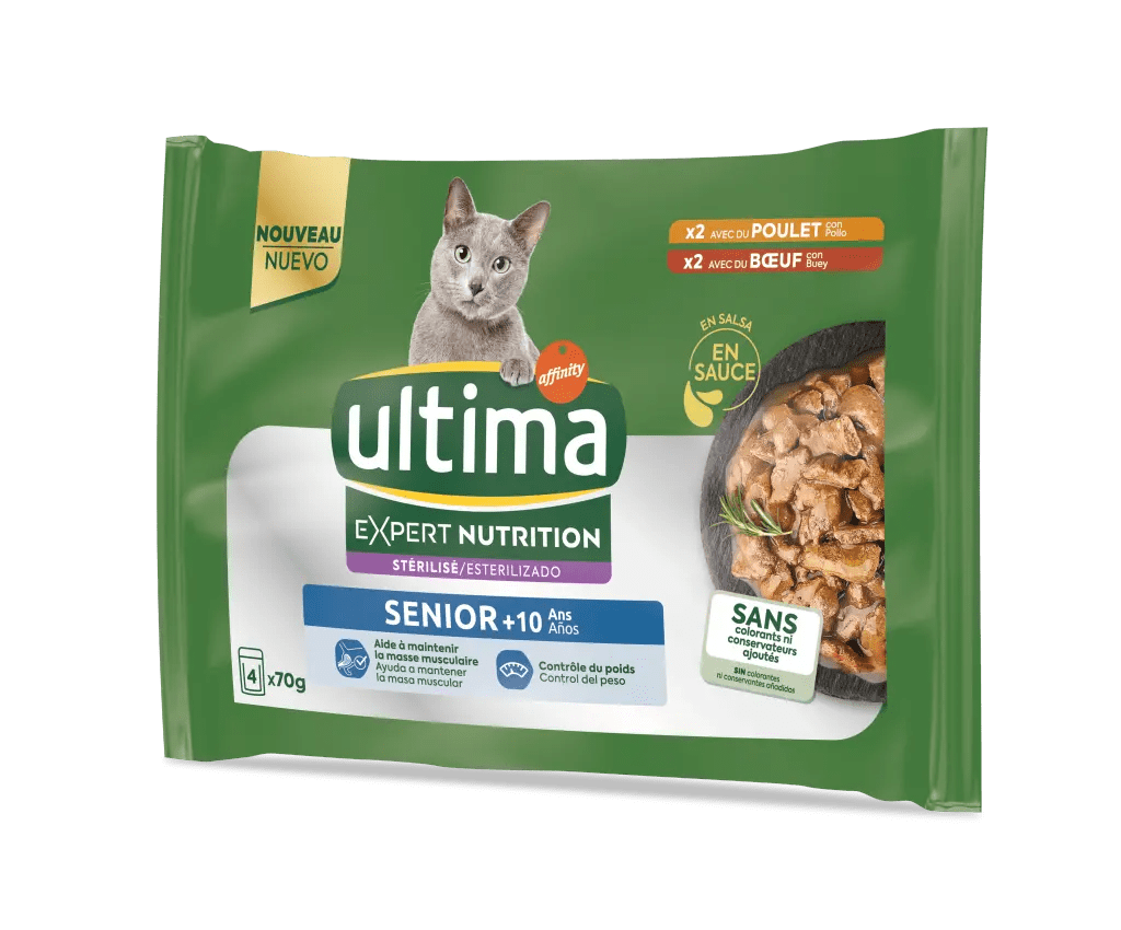 Expert Nutrition Esterilitzat Senior amb Pollastre i Vedella