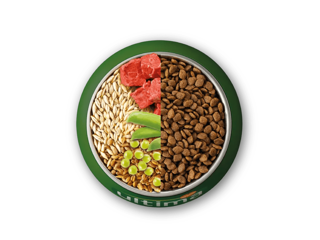 Beef, barley, wholegrain cereals and peas