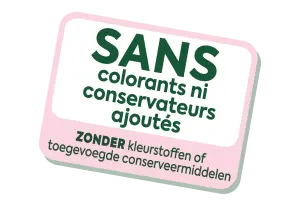NO added colourants or preservatives