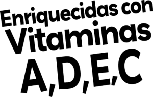 Enriquecidas con Vitaminas A, D, E, C